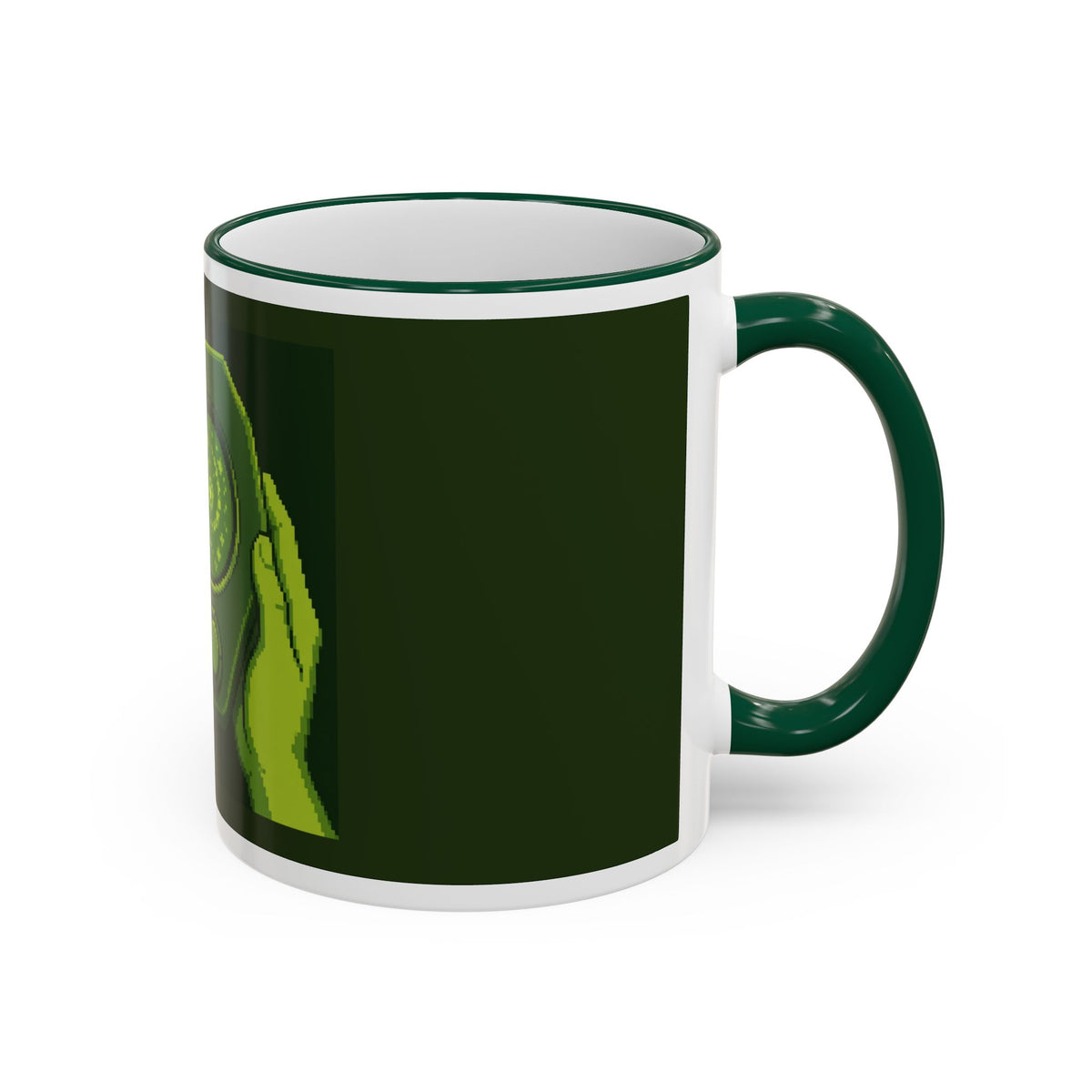 Retro Handheld Gamer Mug — Original Pixel Art 80s Nostalgia Coffee Cup — original Wear8bit pixel-art product design, product image 5, digital mockup