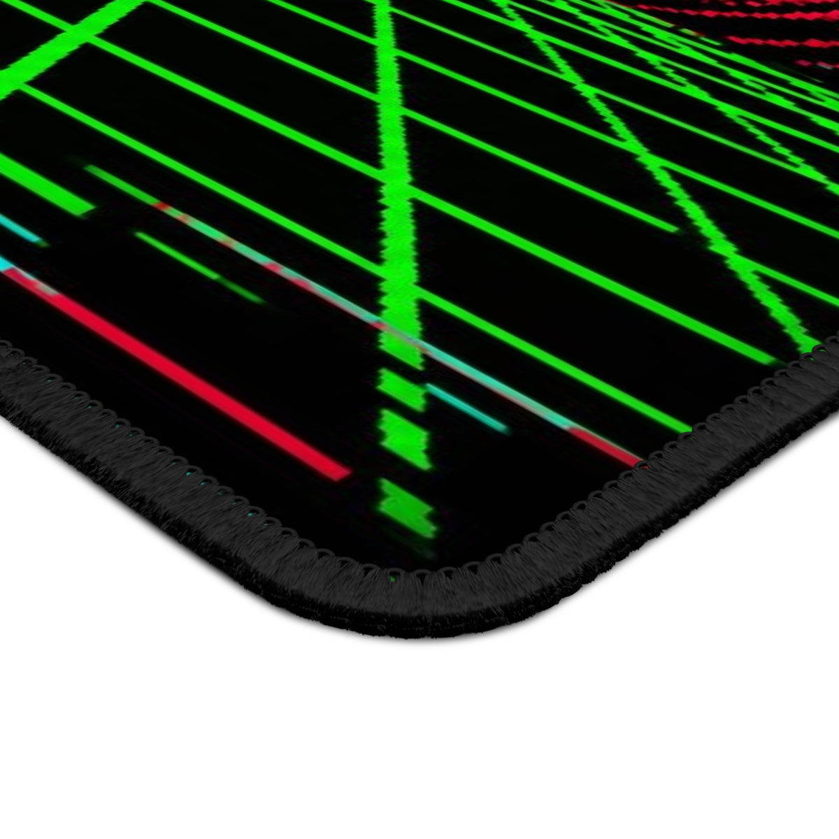 Arcade Cabinet Mousepad — Neon Pixel Art Sunset Desk Mat, Retro Gaming Decor — original Wear8bit pixel-art product design, product image 5, digital mockup
