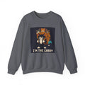 I'M The Carry Gaming Cat Crewneck Sweatshirt — Wear8bit — supplier digital product render, angle 2