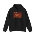 Harvest Fox Pixel Art Fleece Hoodie — Fall & Cozy — original Wear8bit pixel-art product design, product image 2, digital mockup