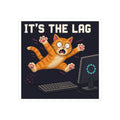 It'S The Lag Gaming Cat Sticker — Wear8bit — supplier digital product render, angle 1