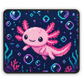 Axolotl Glitch Mousepad — original Wear8bit pixel-art product design, product image 2, digital mockup