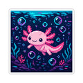 Axolotl Glitch Sticker — original Wear8bit pixel-art product design, product image 2, digital mockup