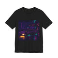 Midnight Tuner Graphic Tee — Original JDM Pixel Art Shirt, Night Drift Tee — original Wear8bit pixel-art product design, product image 2, digital mockup