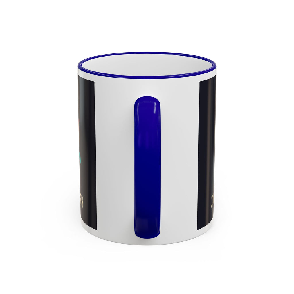 I'M The Carry Gaming Cat Accent Mug — Wear8bit — supplier digital product render, angle 2