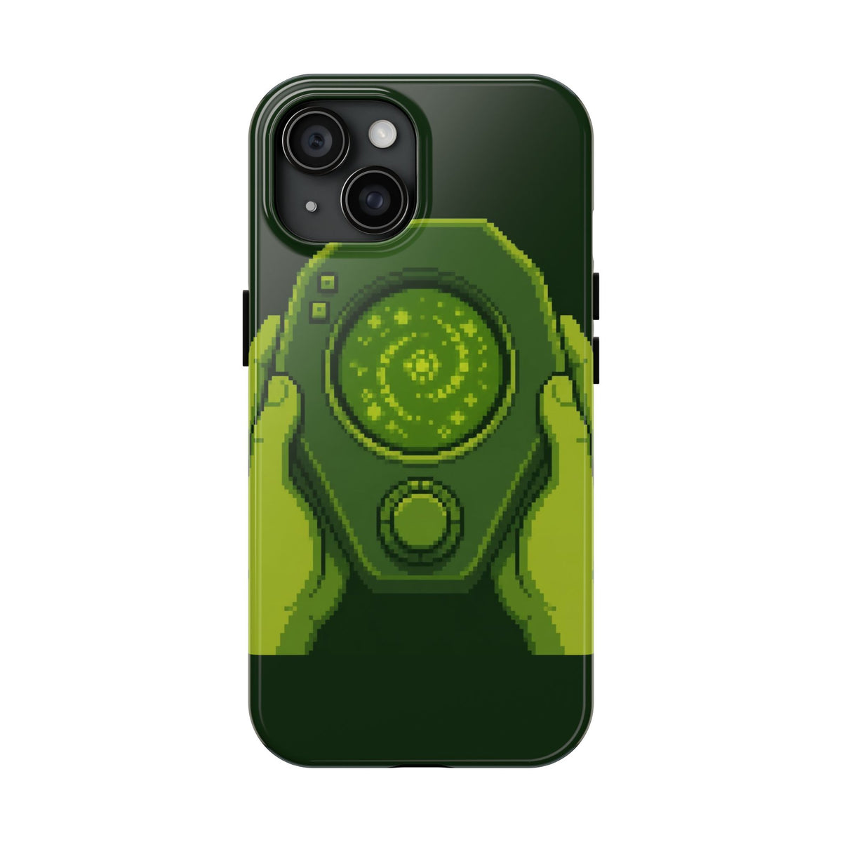 Orb Handheld Phone Case — Retro Console Pixel Art Case, 8-Bit Gaming Phone Case — original Wear8bit pixel-art product design, product image 3, digital mockup