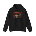 Amber Overdrive Pixel Art Fleece Hoodie — Fall & Cozy — original Wear8bit pixel-art product design, product image 2, digital mockup