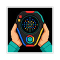 Game Gear Sticker — Retro Console Pixel Art Decal, Multicolor Edition — original Wear8bit pixel-art product design, product image 2, digital mockup