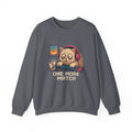 One More Match Gaming Cat Crewneck Sweatshirt — Wear8bit — supplier digital product render, angle 2