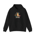 Healer On Strike Gaming Cat Fleece Hoodie — Wear8bit — supplier digital product render, angle 1
