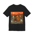 Capybara Arcade Tee — original Wear8bit pixel-art product design, product image 2, digital mockup