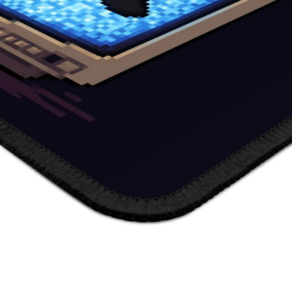 CRT Cat Mousepad — original Wear8bit pixel-art product design, product image 5, digital mockup