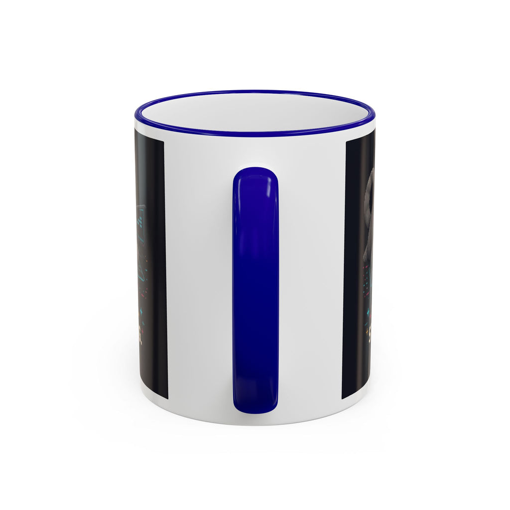 Afk. Still Judging. Gaming Cat Accent Mug — Wear8bit — supplier digital product render, angle 2