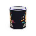 Healer On Strike Gaming Cat Accent Mug — Wear8bit — supplier digital product render, angle 1