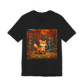 Kitsune Tee — original Wear8bit pixel-art product design, product image 2, digital mockup