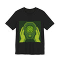 Orb Handheld Graphic Tee — Original Retro Console Pixel Art, 8-Bit Gaming Shirt — original Wear8bit pixel-art product design, product image 2, digital mockup