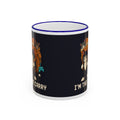 I'M The Carry Gaming Cat Accent Mug — Wear8bit — supplier digital product render, angle 1