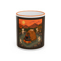 Capybara Arcade Mug — original Wear8bit pixel-art product design, product image 2, digital mockup