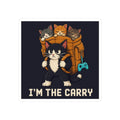 I'M The Carry Gaming Cat Sticker — Wear8bit — supplier digital product render, angle 1
