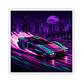 Drift Line Sticker — Original JDM Pixel Art Decal, Tuner Car Vinyl Sticker — original Wear8bit pixel-art product design, product image 2, digital mockup