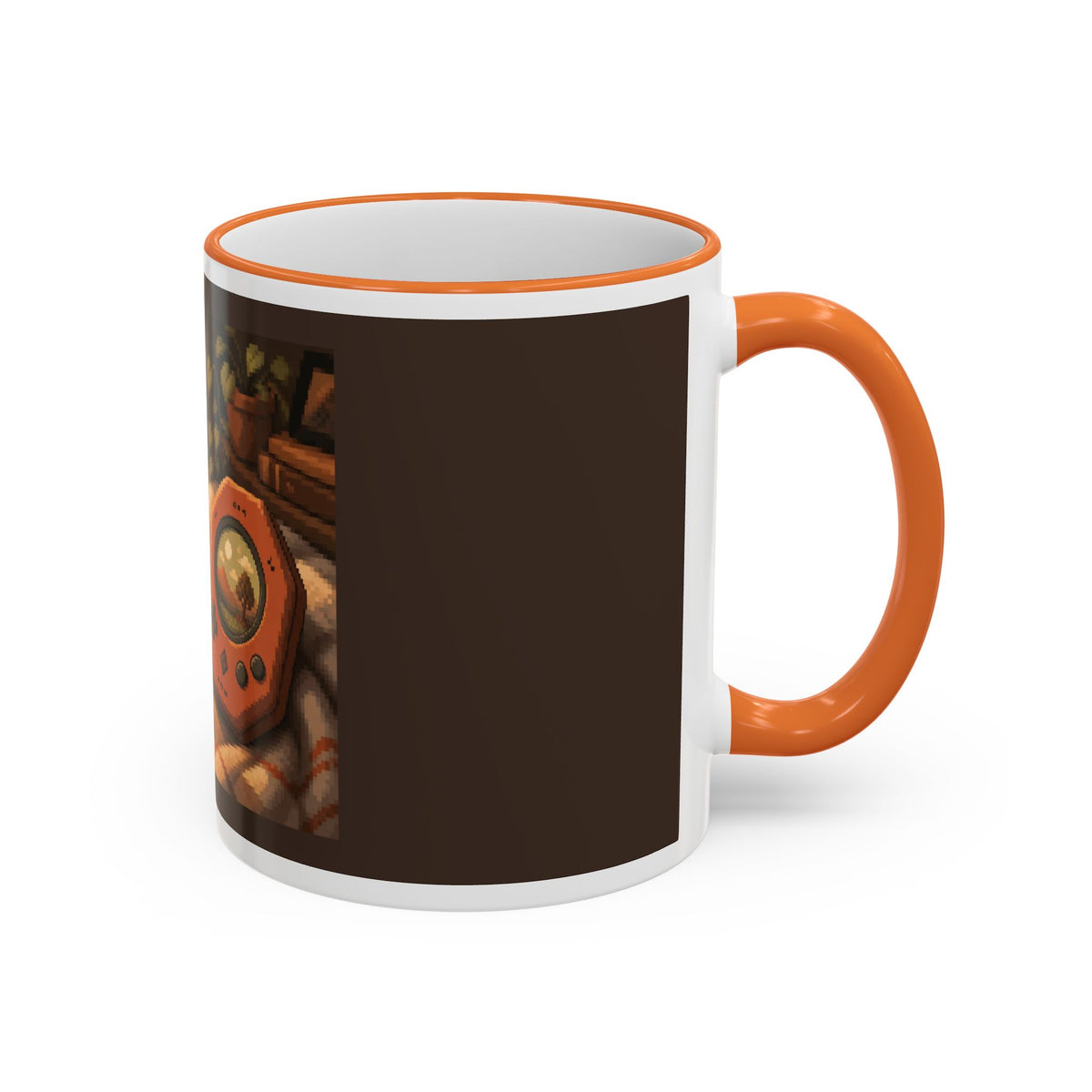 Save Point Mug — Cozy Pixel Art Coffee Mug, Retro Gaming Gift — original Wear8bit pixel-art product design, product image 5, digital mockup