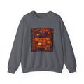 Harvest Fox Pixel Art Crewneck Sweatshirt — Fall & Cozy — original Wear8bit pixel-art product design, product image 3, digital mockup
