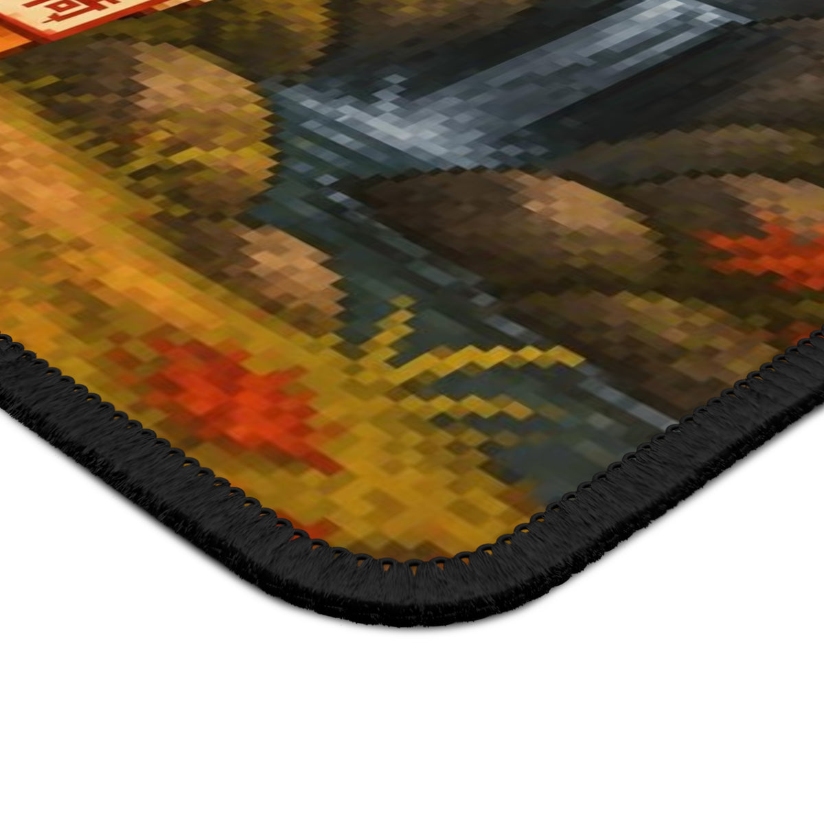 Kitsune Mousepad — original Wear8bit pixel-art product design, product image 5, digital mockup