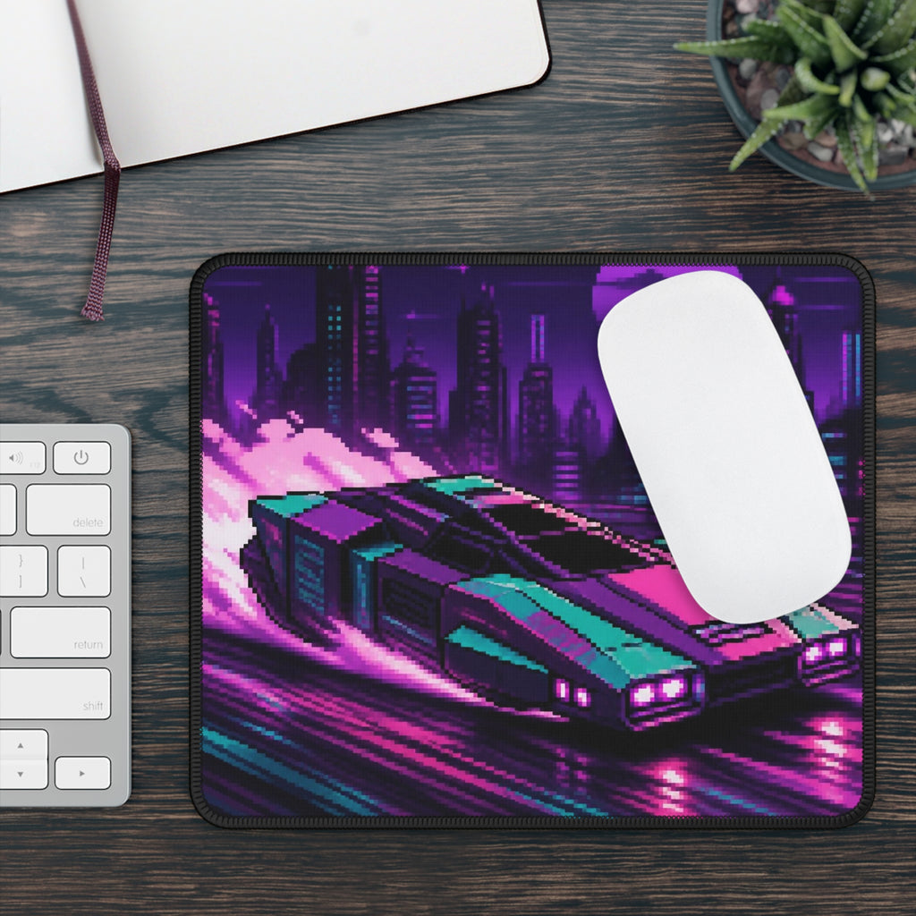 Drift Line Mousepad — Original JDM Pixel Art Desk Mat, Tuner Car Decor — original Wear8bit pixel-art product design, product image 4, digital mockup