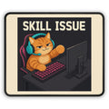 Skill Issue Gaming Cat Gaming Mousepad — Wear8bit — supplier digital product render, angle 1