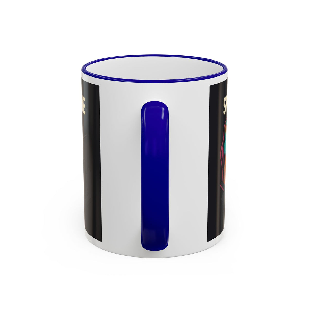Skill Issue Gaming Cat Accent Mug — Wear8bit — supplier digital product render, angle 2